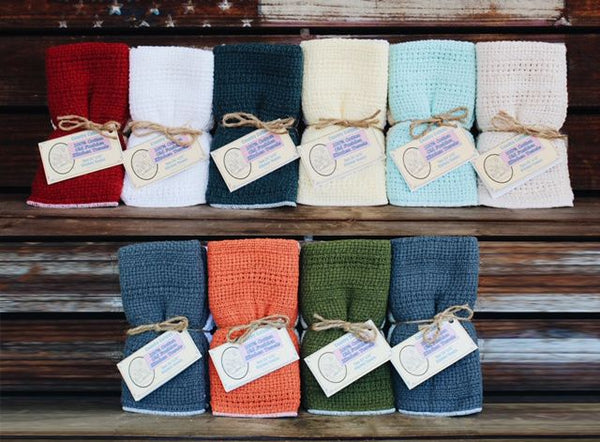 Sale: Cotton Kitchen Towels 24x15 2-2pks Made in USA by Country Cottons KitchenTowel