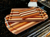 Combination Set of All Three Cutting Boards / Serving Trays Made in USA