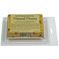 Clearance: Natural Honey Facial Cleansing Bar by B.Witching Bath Co. Made in USA FC505