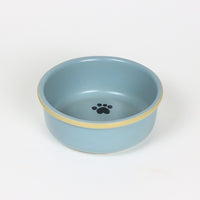 NEW! Set of 2 Small Greystone Brookline Pet Bowls by Emerson Creek Pottery Made in USA 0152696x2pc