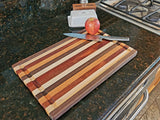 Hardwood Cutting Board - Medium 18" x 12" x 1" Made in USA