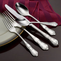 Martha Washington Stainless Flatware - 45 Piece Set Made in USA