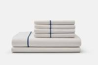 Classic American Made USA Grown Cotton Sheets with Piping Made in USA