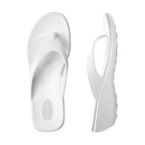 Women'sOkabashi Splash wom flip flop heel sandal white