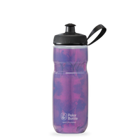 Sports Insulated Water Bottle 24 oz FlyDye Blackberry by Polar Bottle Made in USA