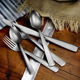 Industrial Rim Flatware Set - 45 Piece Made in USA