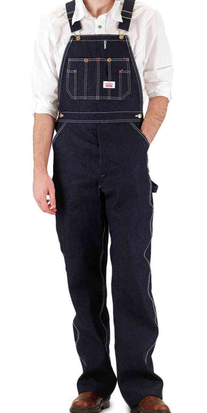 Sale: Men’s Classic Blue Button Fly Overall #966 by ROUND HOUSE® Made in USA