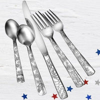 Liberty Stainless Flatware - 45 Piece Set Made in USA