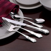 Martha Washington Stainless Flatware - 65 Piece Set Made in USA
