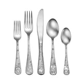 Christmas Season Stainless Flatware 45 Piece Set Made in USA