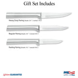 Sale: Paring Knives Galore Gift Box Set by Rada Cutlery Made in USA S01