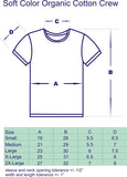 2-pack Organic Cotton Soft Color Crew T-shirt Size S - 3XL Made in USA SW100
