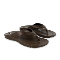 Okabashi Surf men's flip flop sandal brown