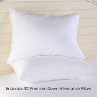 Sale: Standard Size Premium EnduraLoft Pillow Made in USA by California Feather Company